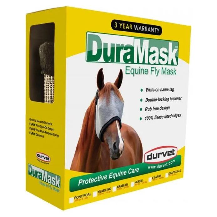 Horse Duramask Fly Mask Protective Equine Care Open Ears