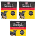Durvet Vitamins & Electrolytes for Poultry Swine Ruminants & Horses 8 oz. 3-Pack
