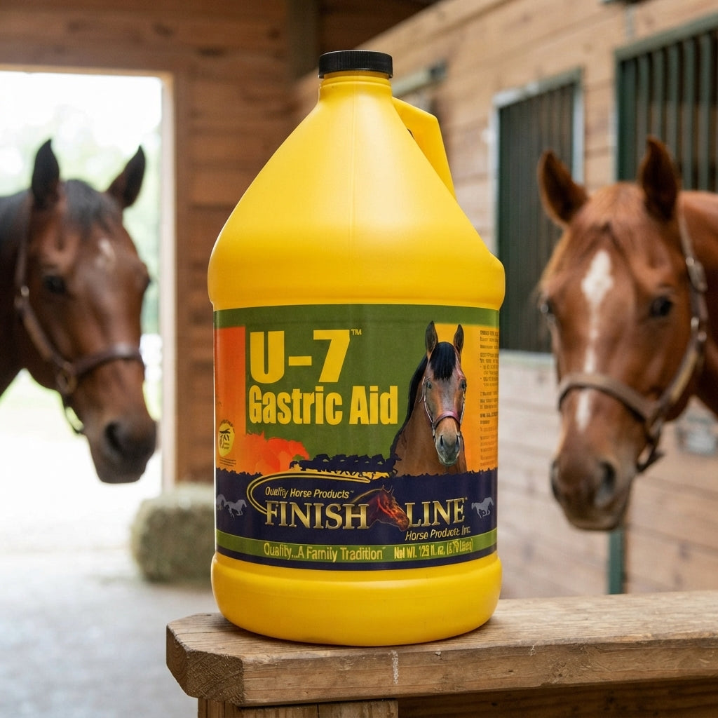 Finish Line U-7 Gastric Aid Liquid for Horses 1 Gallon