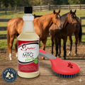 Happy Horse Mane & Tail Brush + Shapley’s M-T-G Plus 32oz Equine Grooming Kit