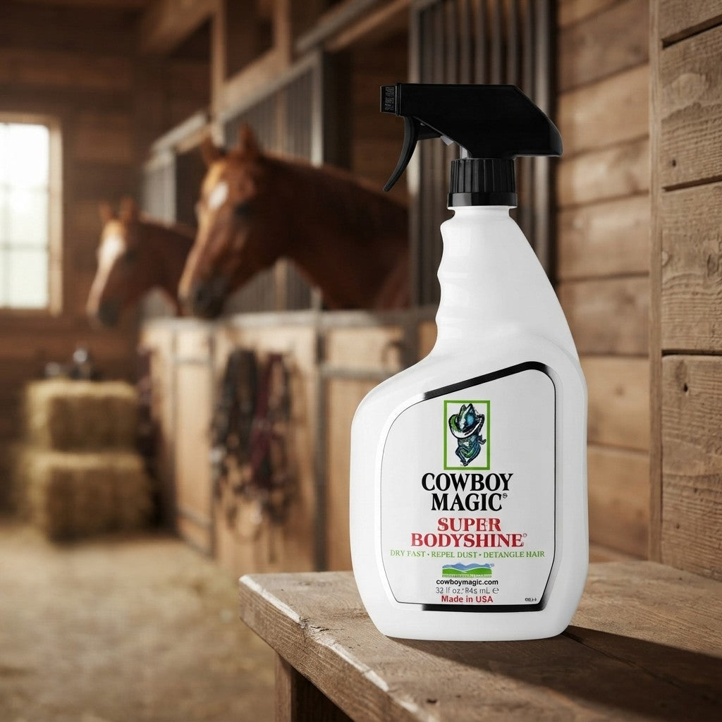 Cowboy Magic Super Bodyshine Horse & Pet Coat Shine Spray 32 oz.