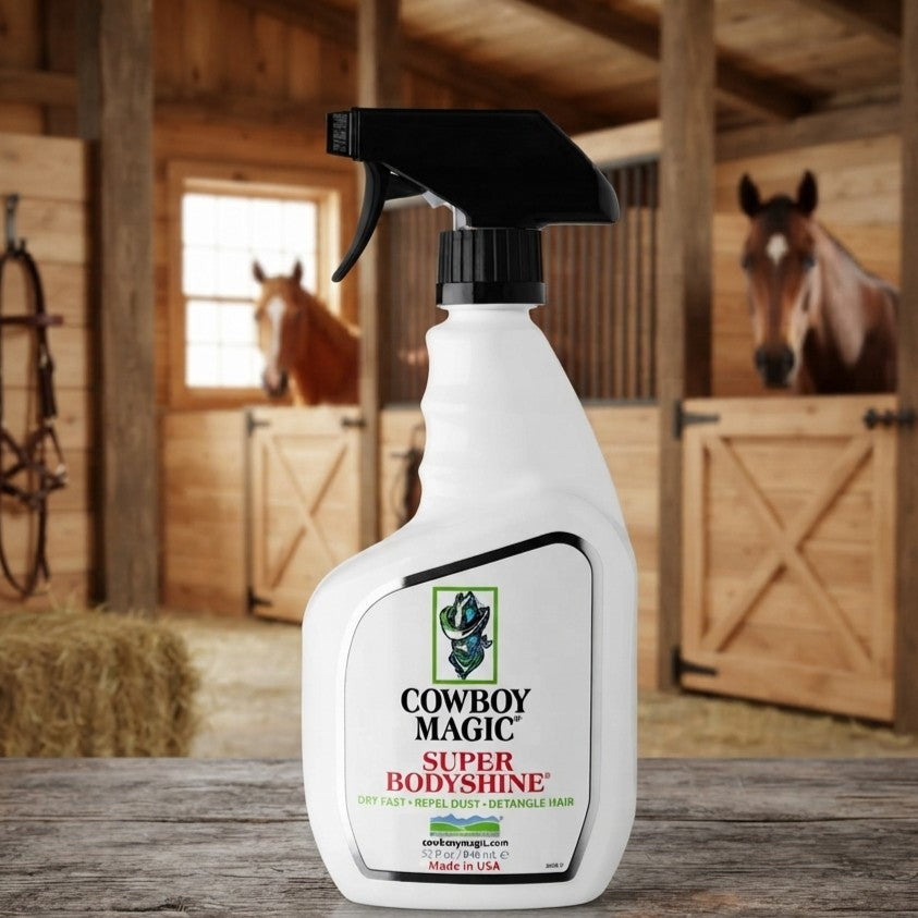 Cowboy Magic Super Bodyshine Horse & Pet Coat Shine Spray 32 oz.
