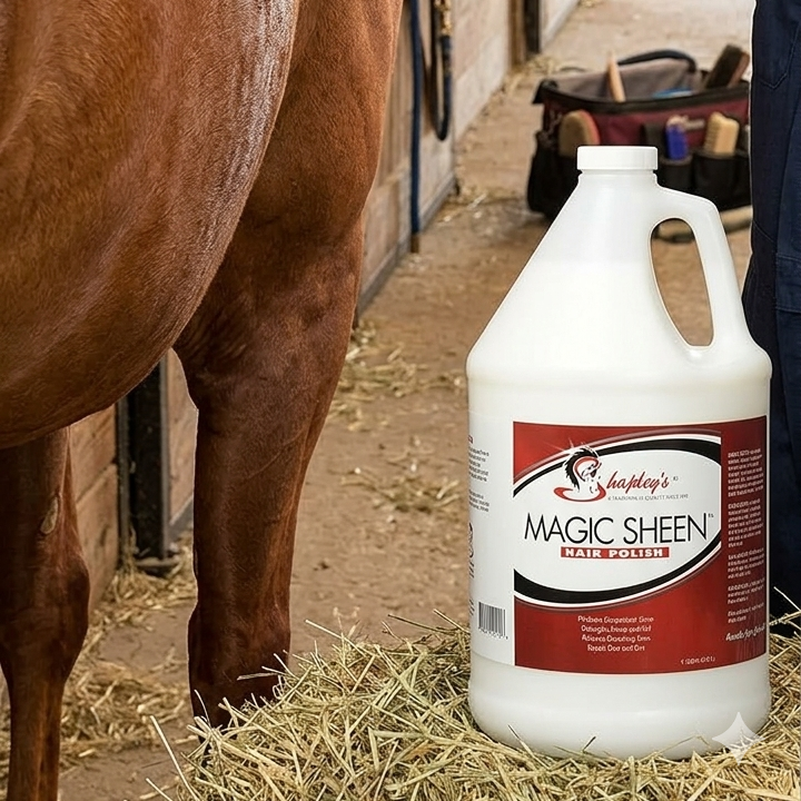Shapley's Magic Sheen Hair Polish Gallon Horse Shine Detangler Coat Conditioner