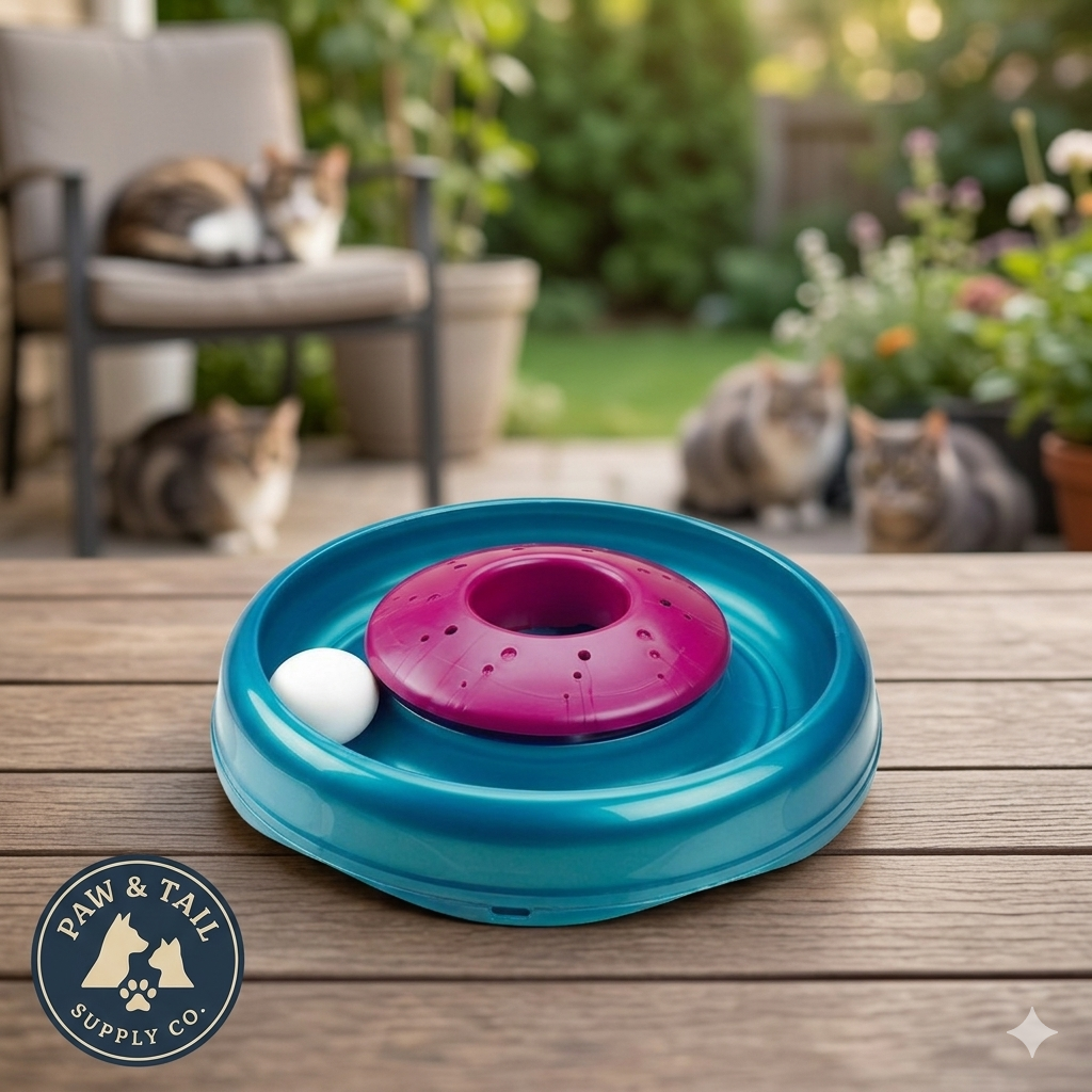 Bergan Catnip Cyclone Cat Toy w/Catnip & Ball Attaches to Turbo Scratcher/Star Chaser