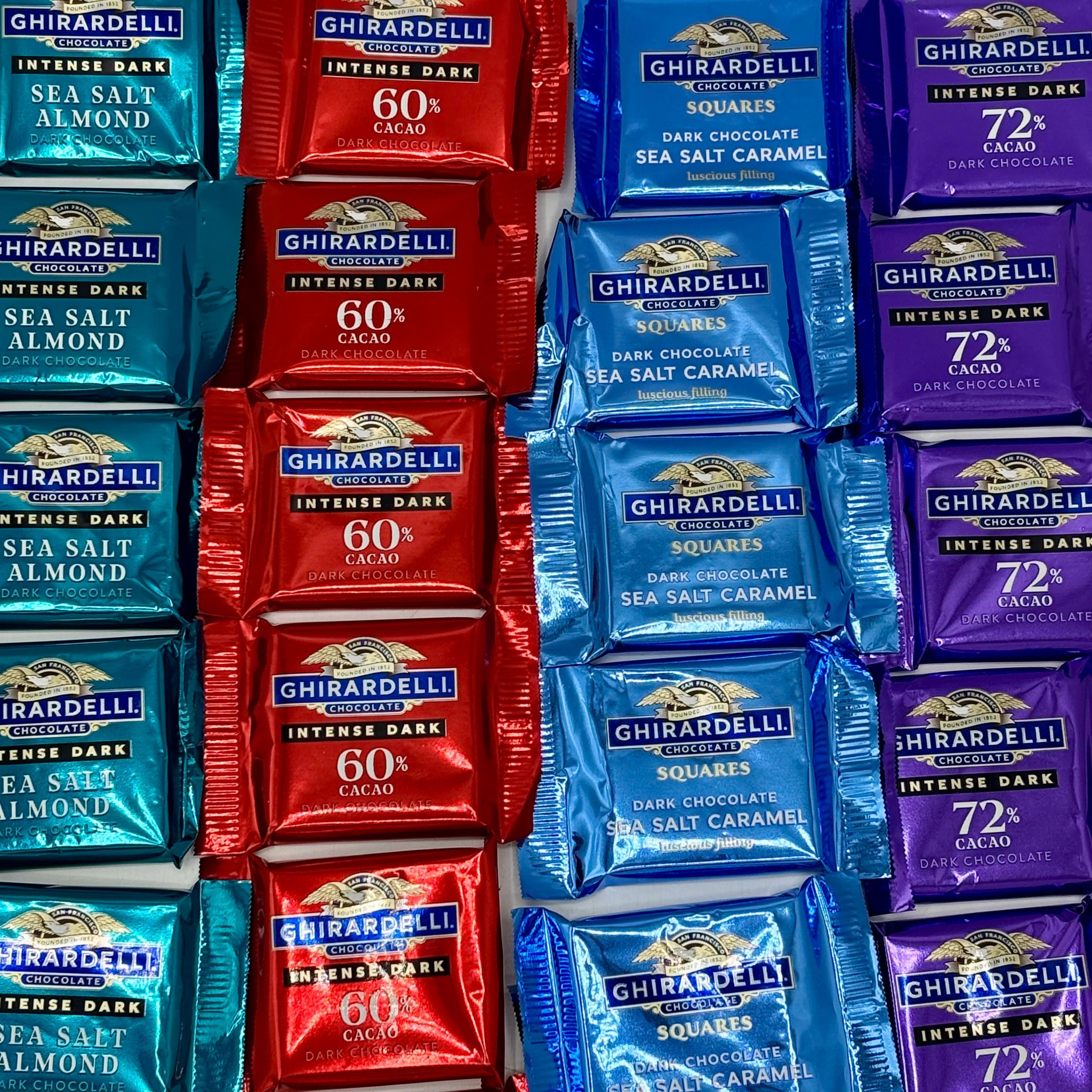 Ghirardelli Assorted Dark Chocolate Squares – Bulk Value Bag