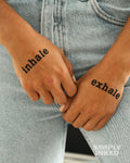 Inhale Exhale Tattoo