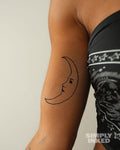 Half Moon Tattoo