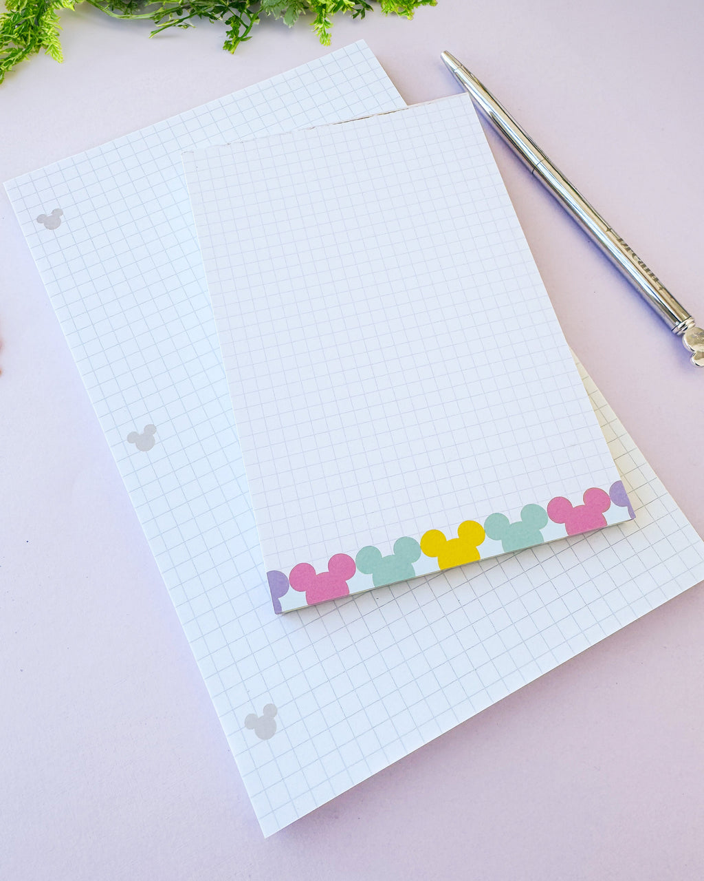 Hidden Mickey Lined Paper Notepad