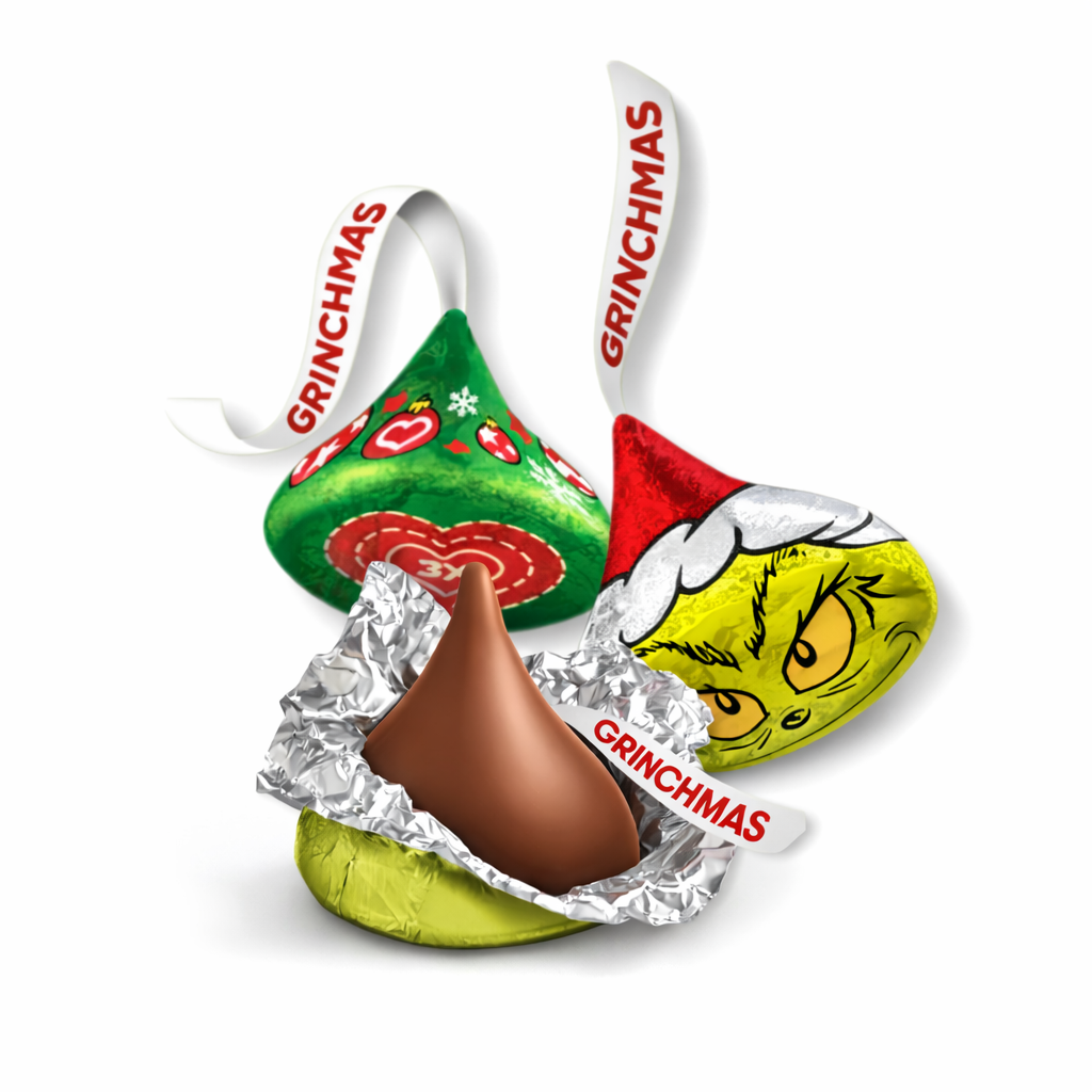 Hershey's Kisses Milk Chocolate Grinch - Bulk Value Bag