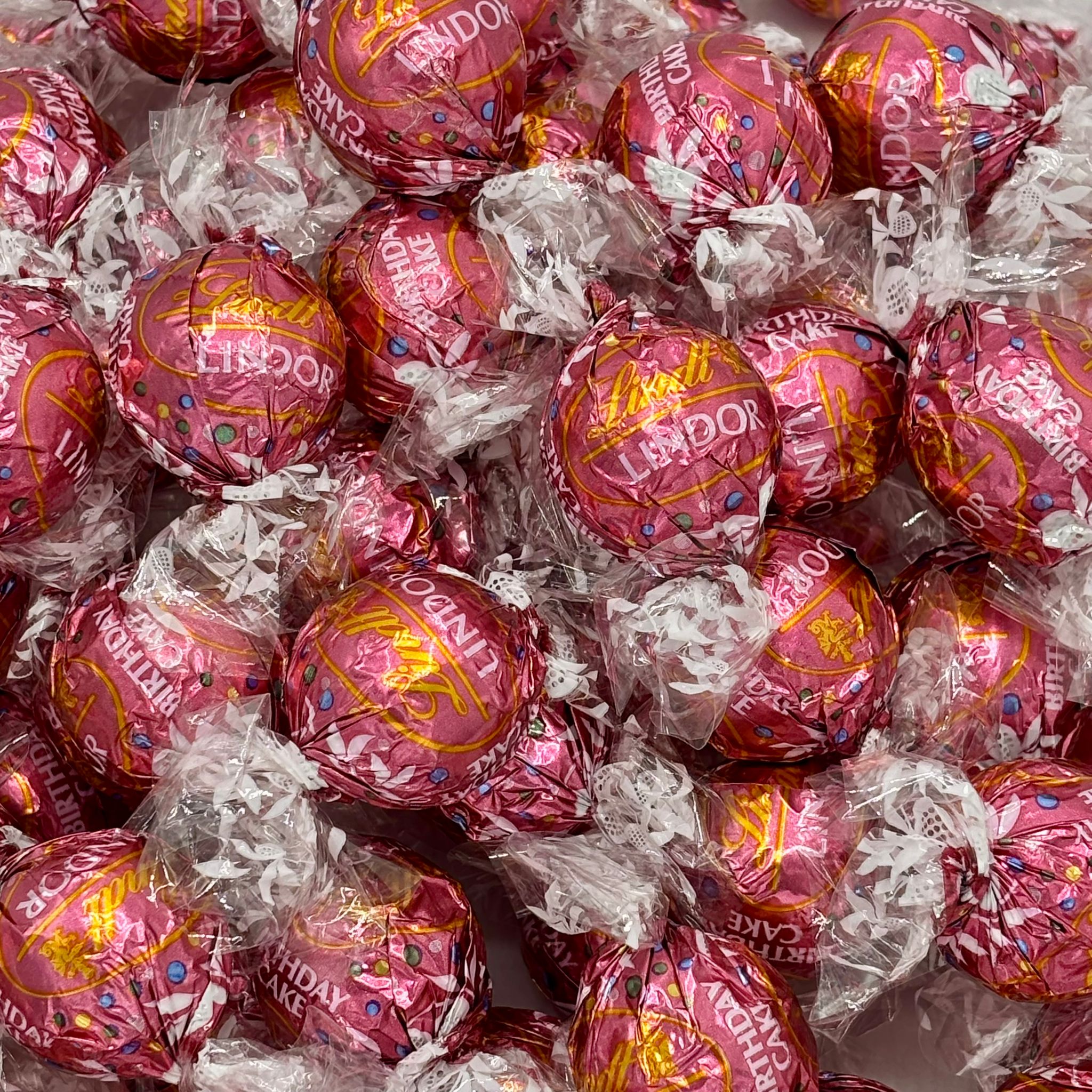 Lindt LINDOR Birthday Cake White Chocolate Truffles – Bulk Value Bag