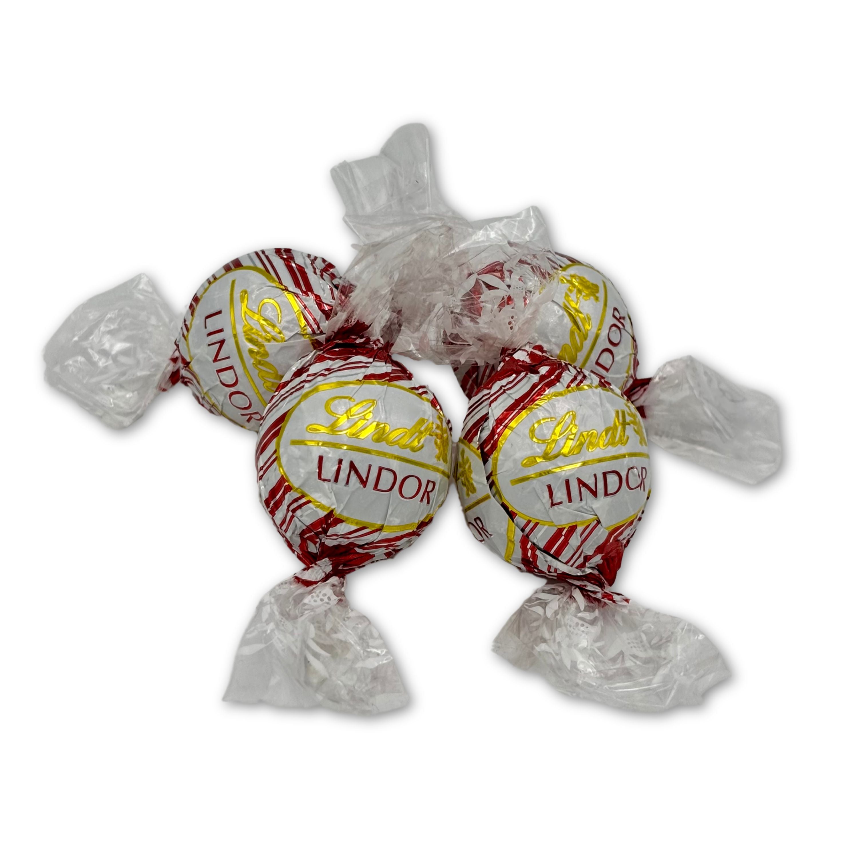 Lindt LINDOR Peppermint White Chocolate Truffles – Bulk Value Bag