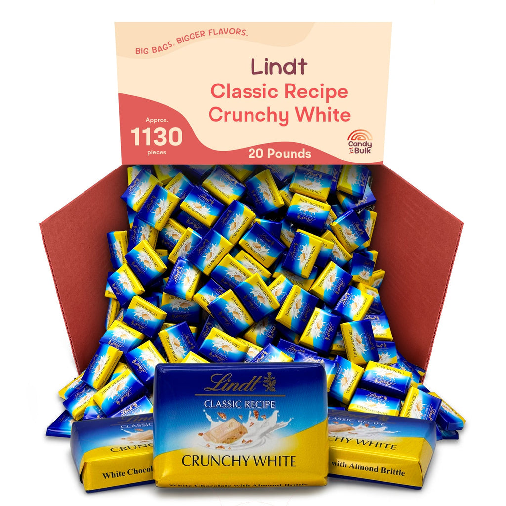 Lindt Classic Recipe Crunchy White Chocolate Mini Bars – Bulk Value Bag