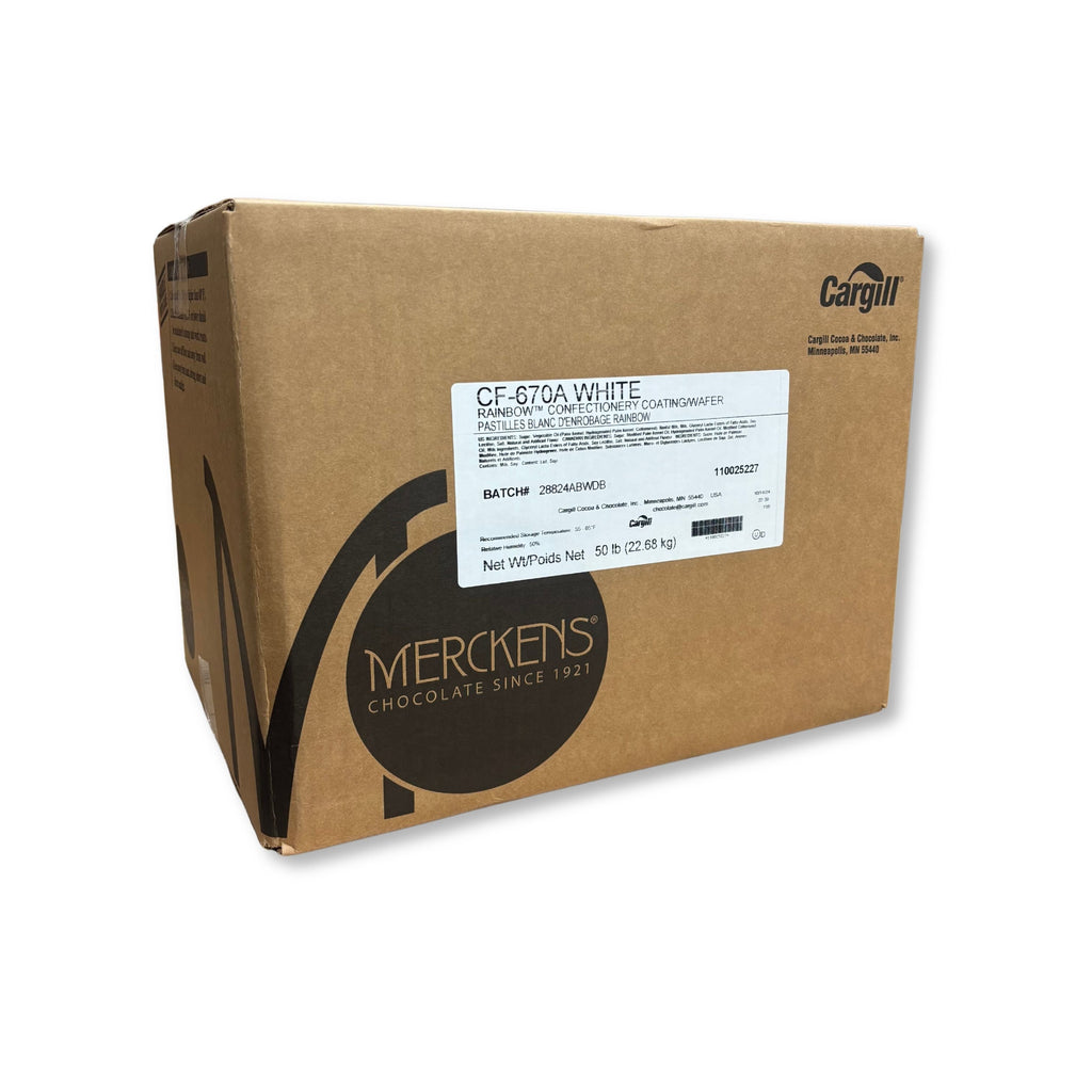 Merckens White Vanilla-Flavored Candy Coating & Melting Wafers – Bulk Value Bag
