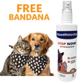 PiccardNaturePets Stop Now No Chew Pet Training Spray 8 oz. + Free Glow Bandana