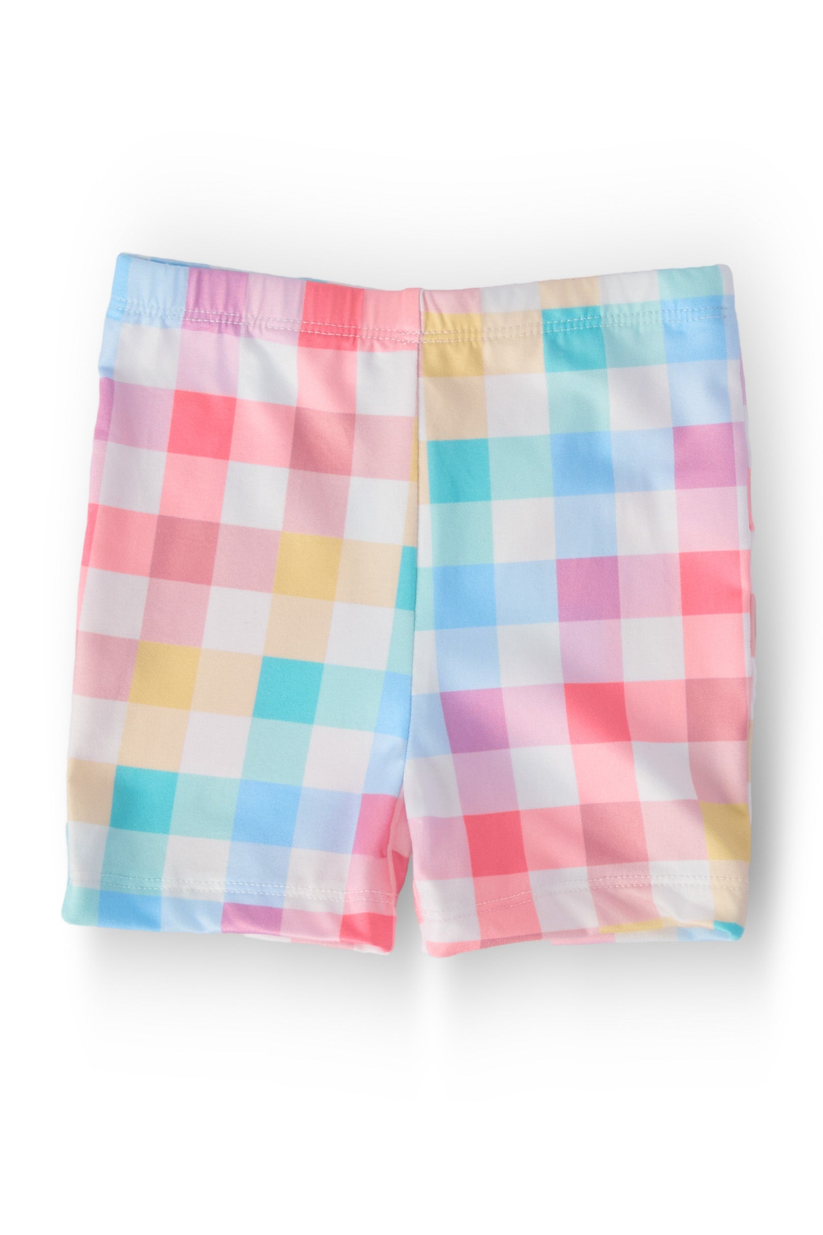 Pastel Plaid Twirl Shorts