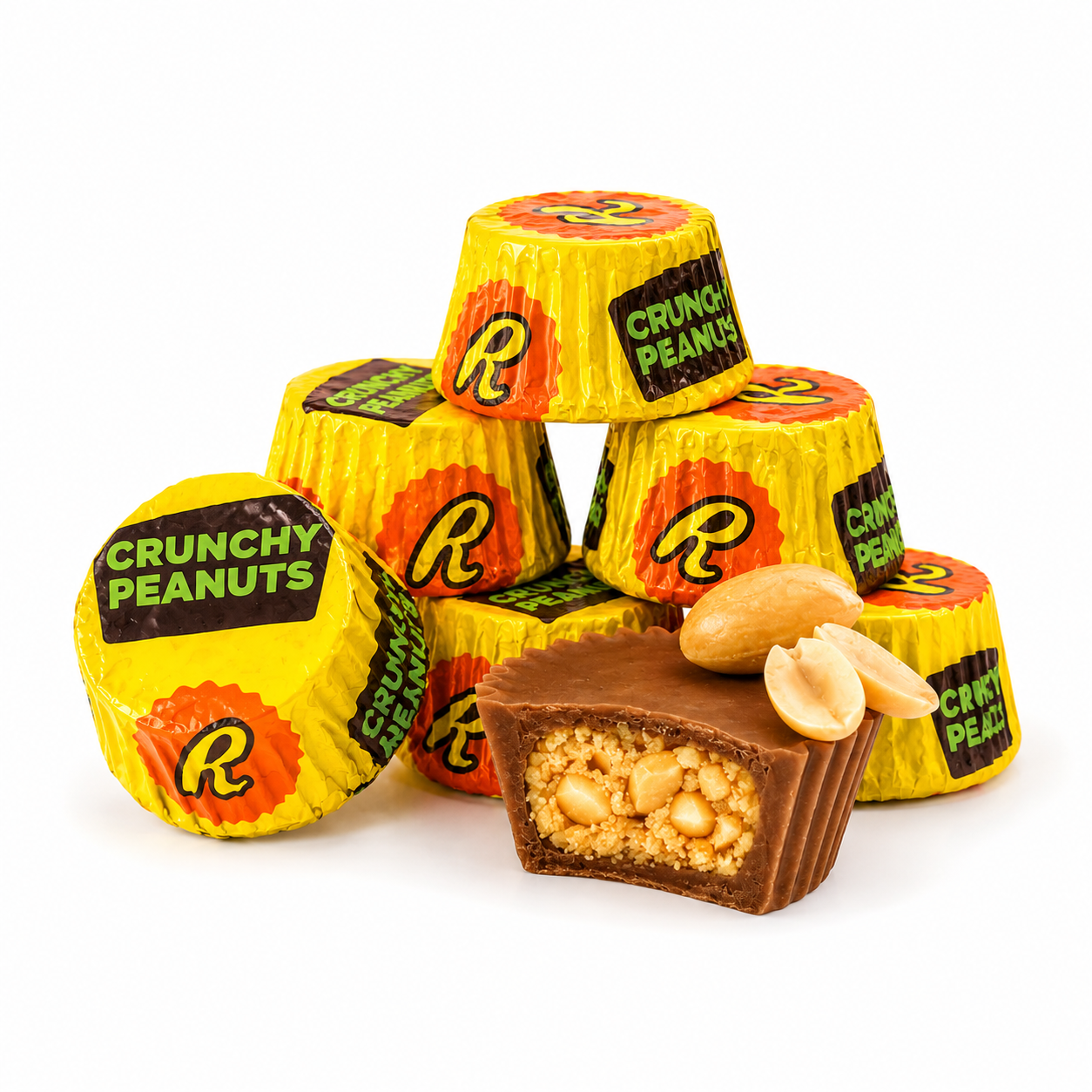 Reese's Miniature Cups Milk Chocolate & Peanut Butter with Crunchy Peanuts – Bulk Value Bag