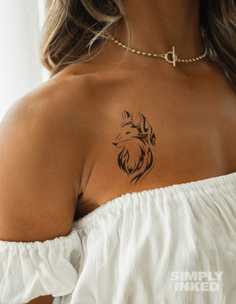 Wolf Lining Tattoo