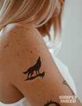 Howling Wolf Tattoo