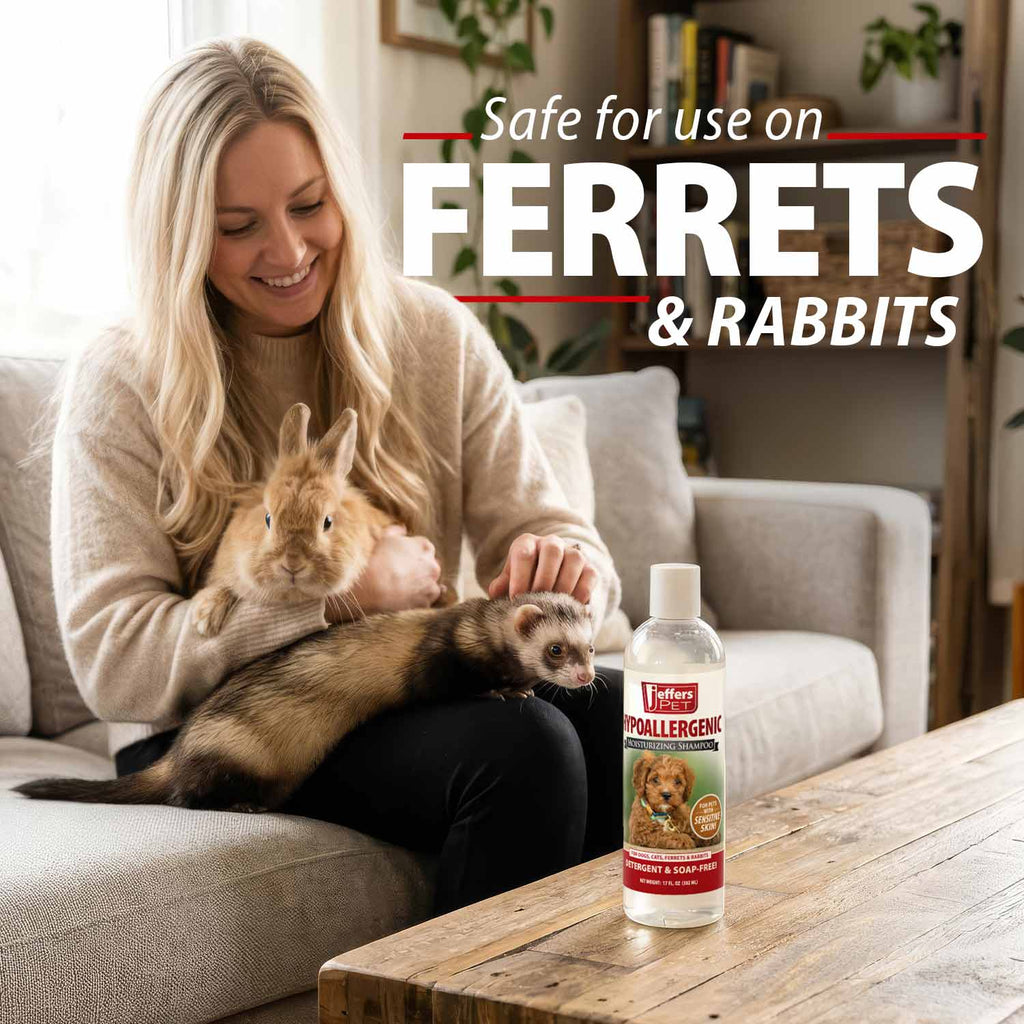 Jeffers Hypoallergenic Moisturizing Pet Shampoo for Sensitive Skin
