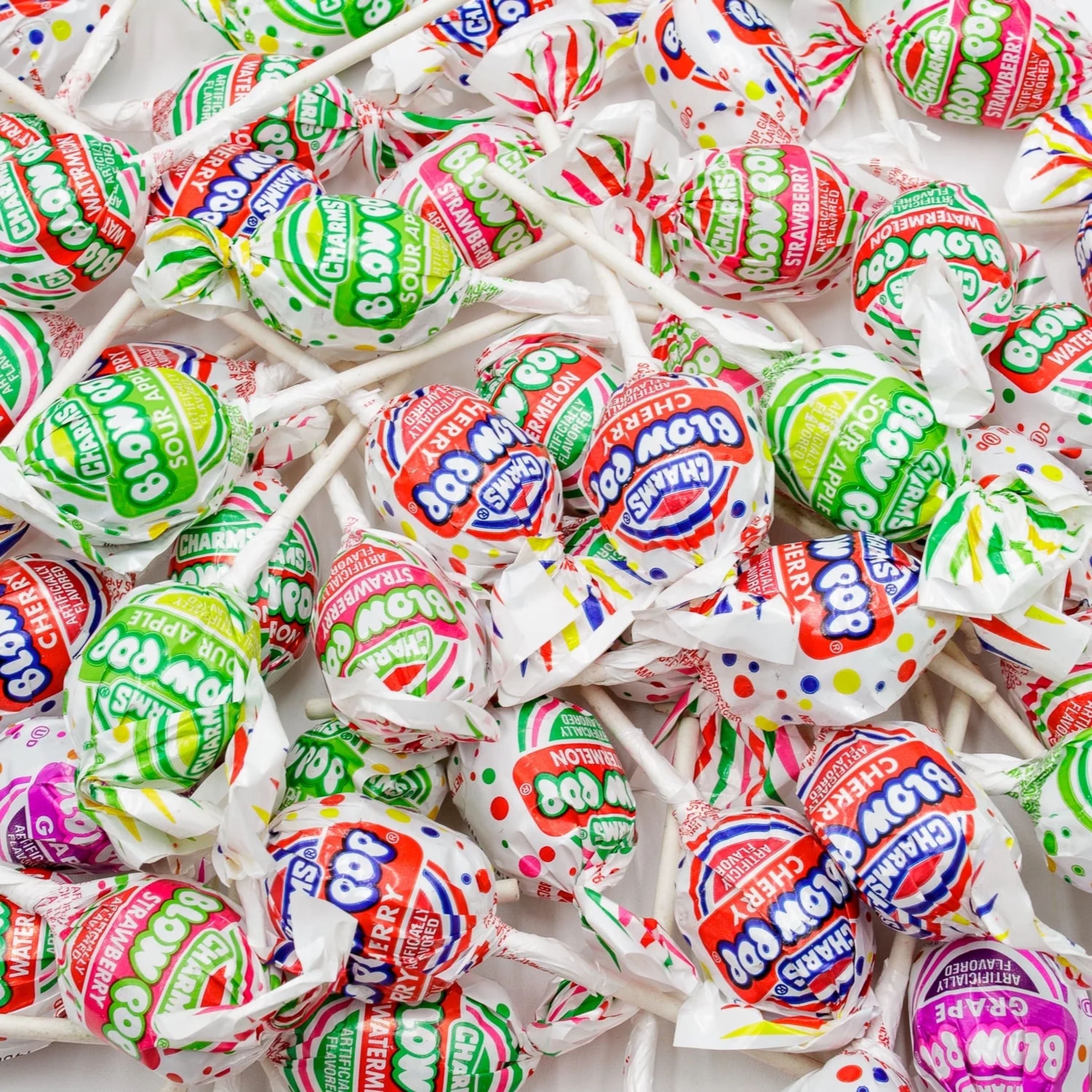 Charms Blow Pops Lollipops – Assorted Fruit Flavors – Bulk Value Bag