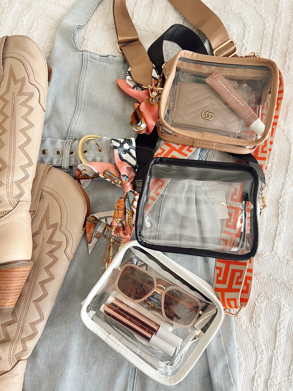 Clear Gameday + Concert Purse | Customizable