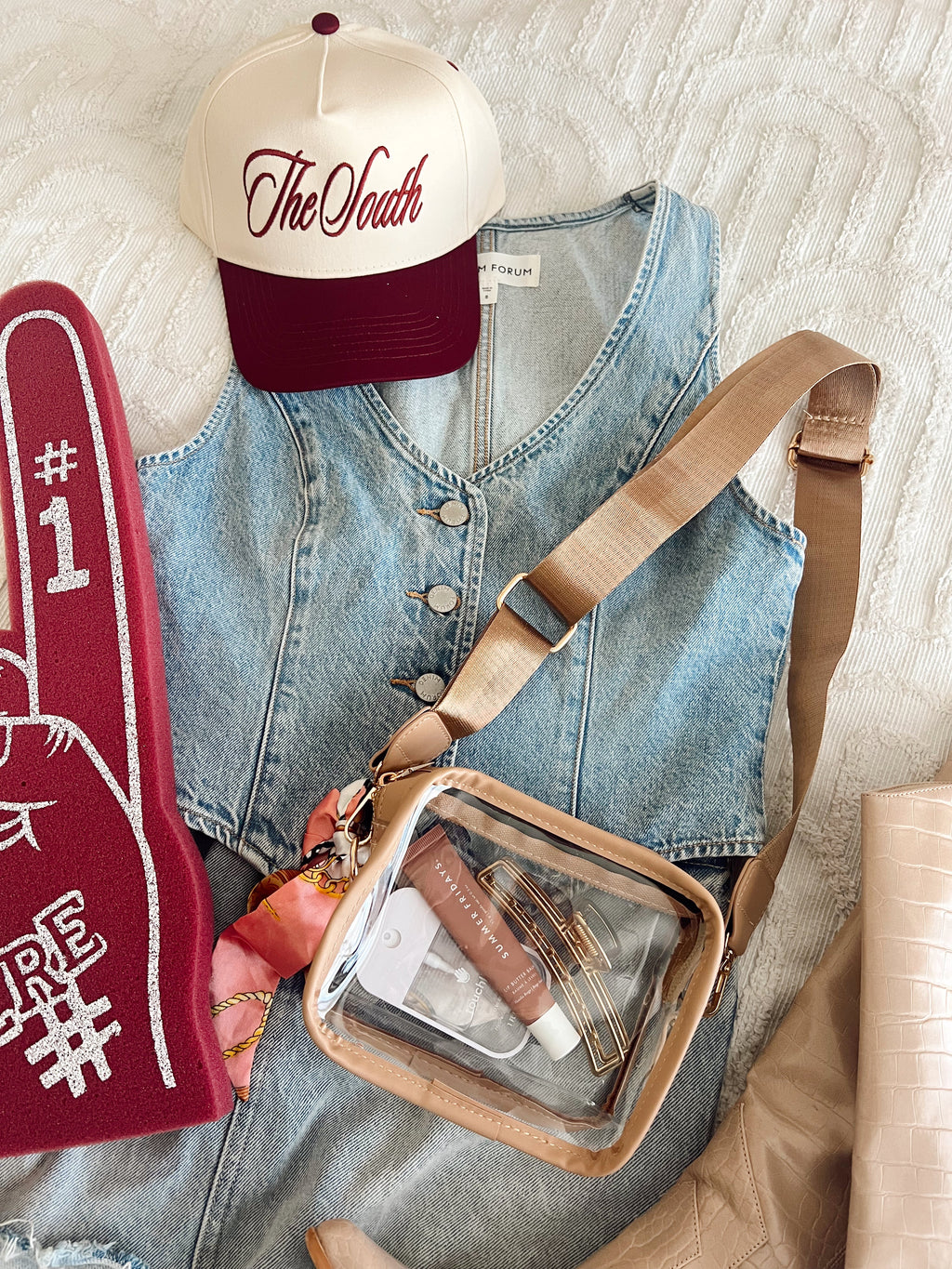 Clear Gameday + Concert Purse | Customizable