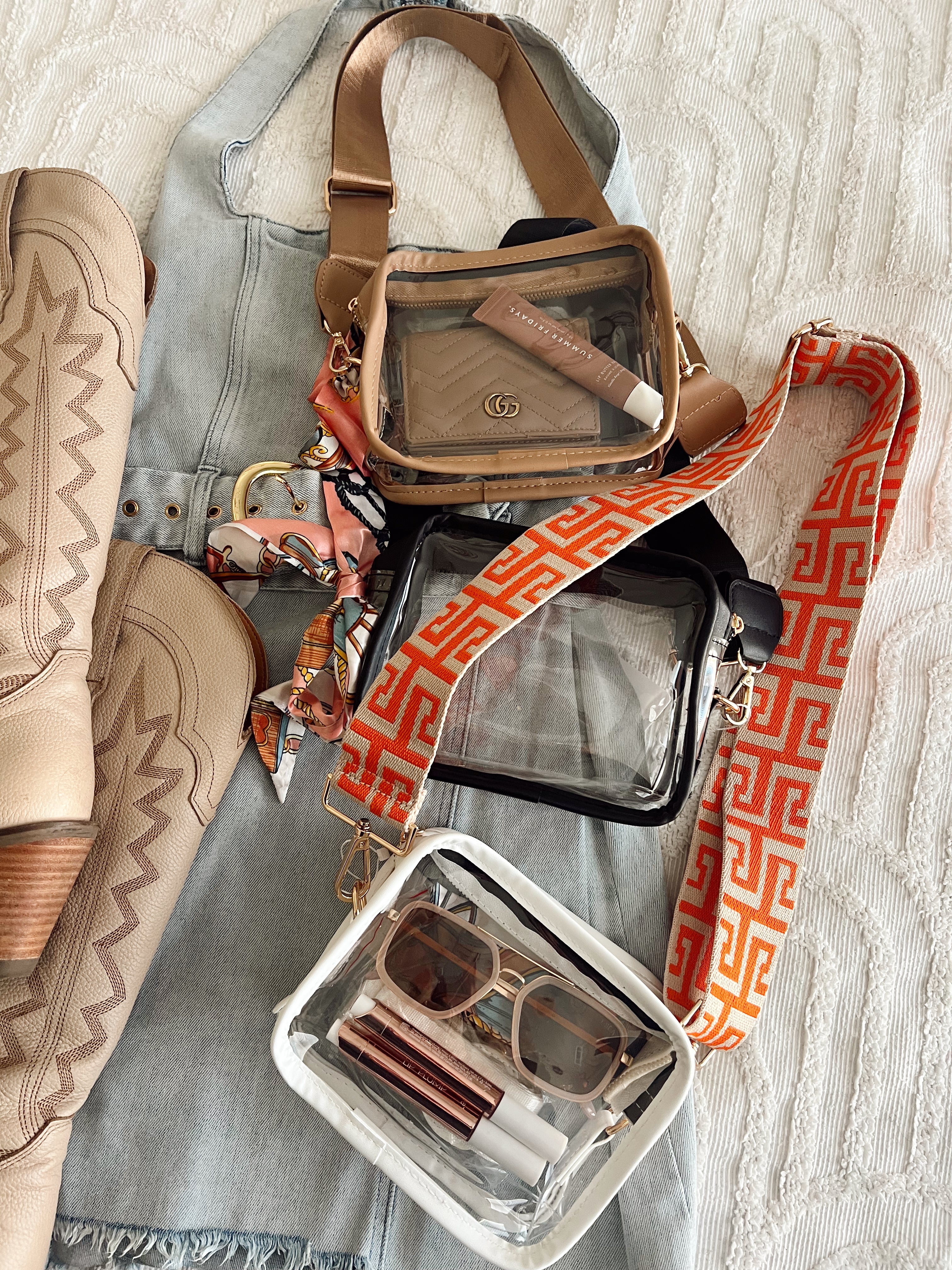 Clear Gameday + Concert Purse | Customizable