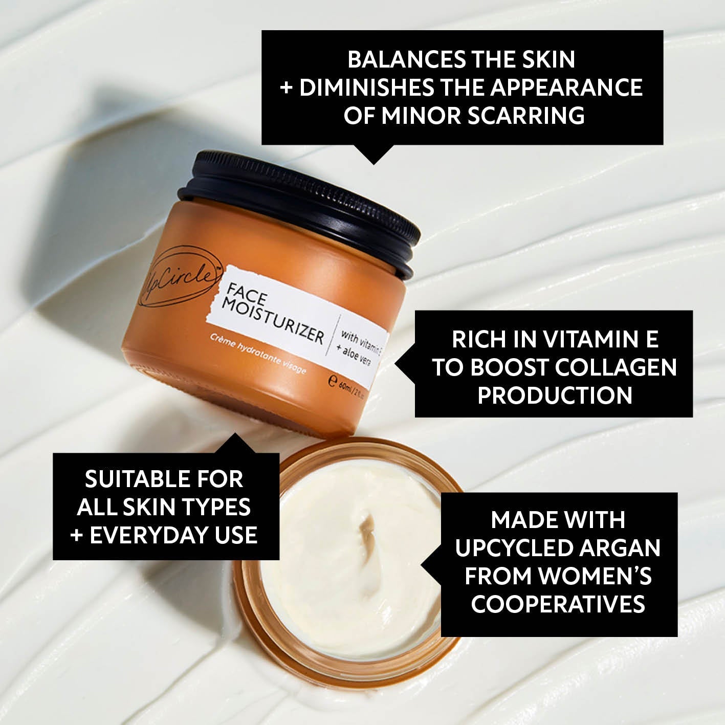 Face Moisturizer with Vitamin E - Jumbo