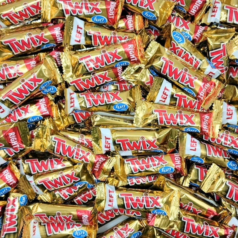 Twix Mini Carmel Chocolate Cookie Bars Candy – Bulk Value Bag