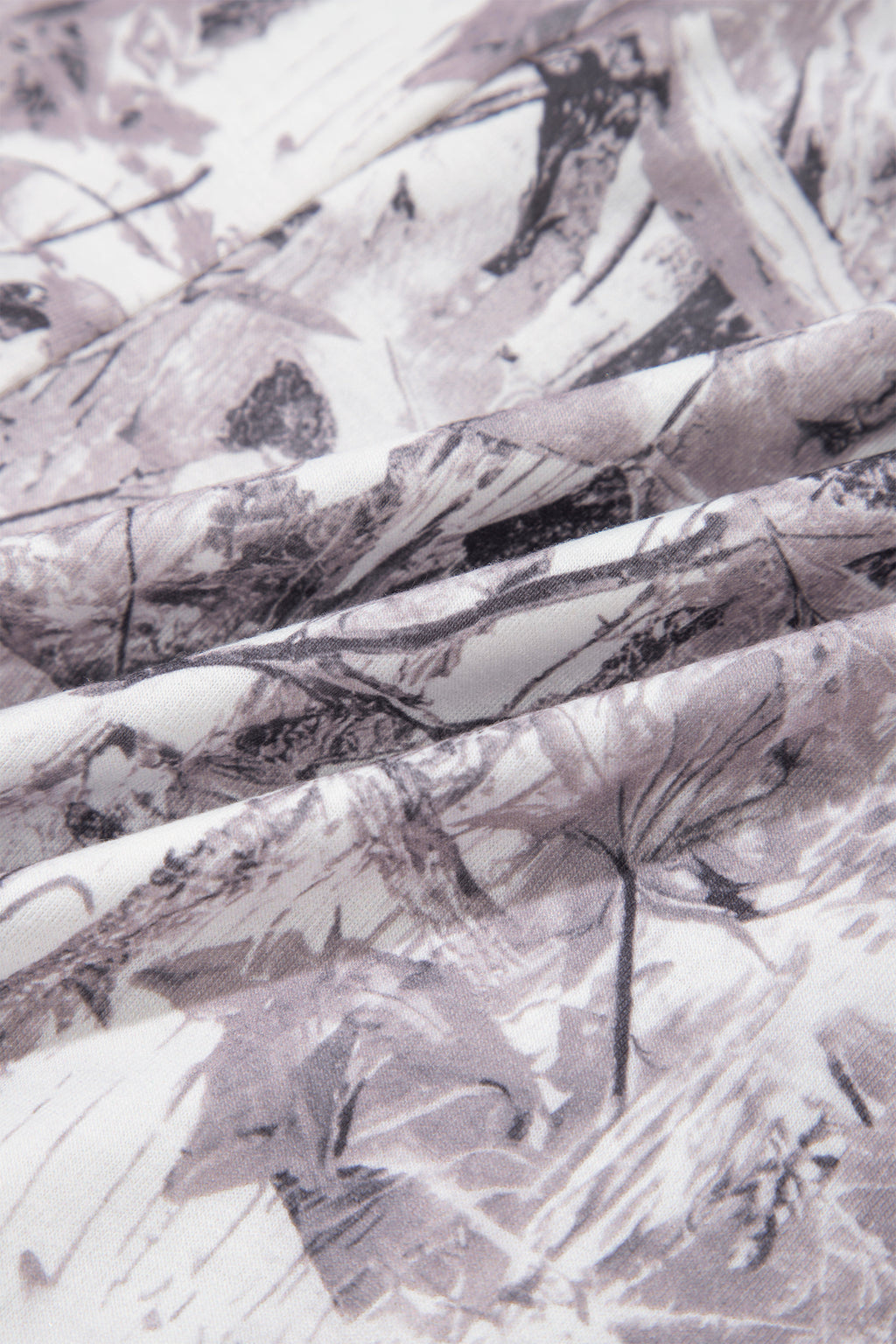 Khaki Camo Woodland Print Drawstring Active Shorts
