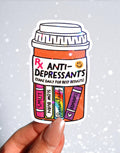 Anti-Depressants Book Sticker