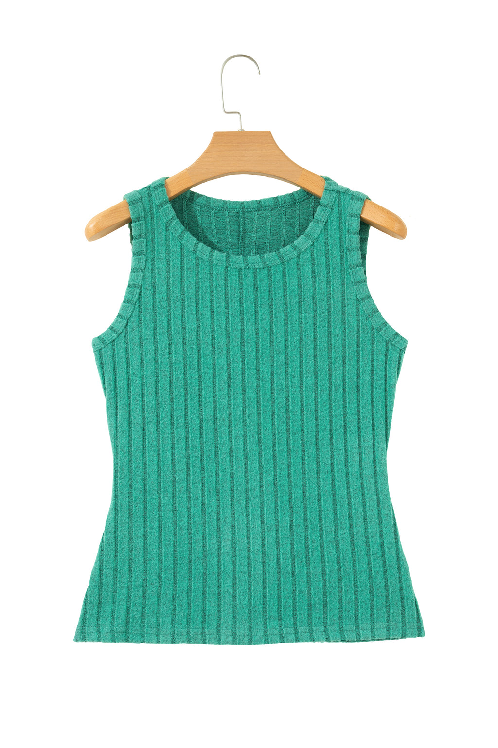 Camel Slim Ribbed Mineral Wash Tank Top
