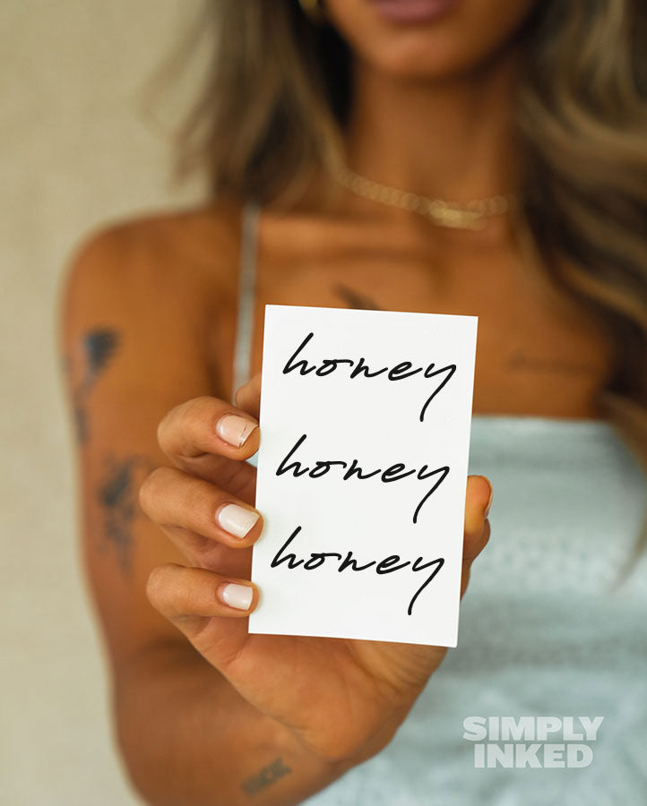 "honey" Tattoo