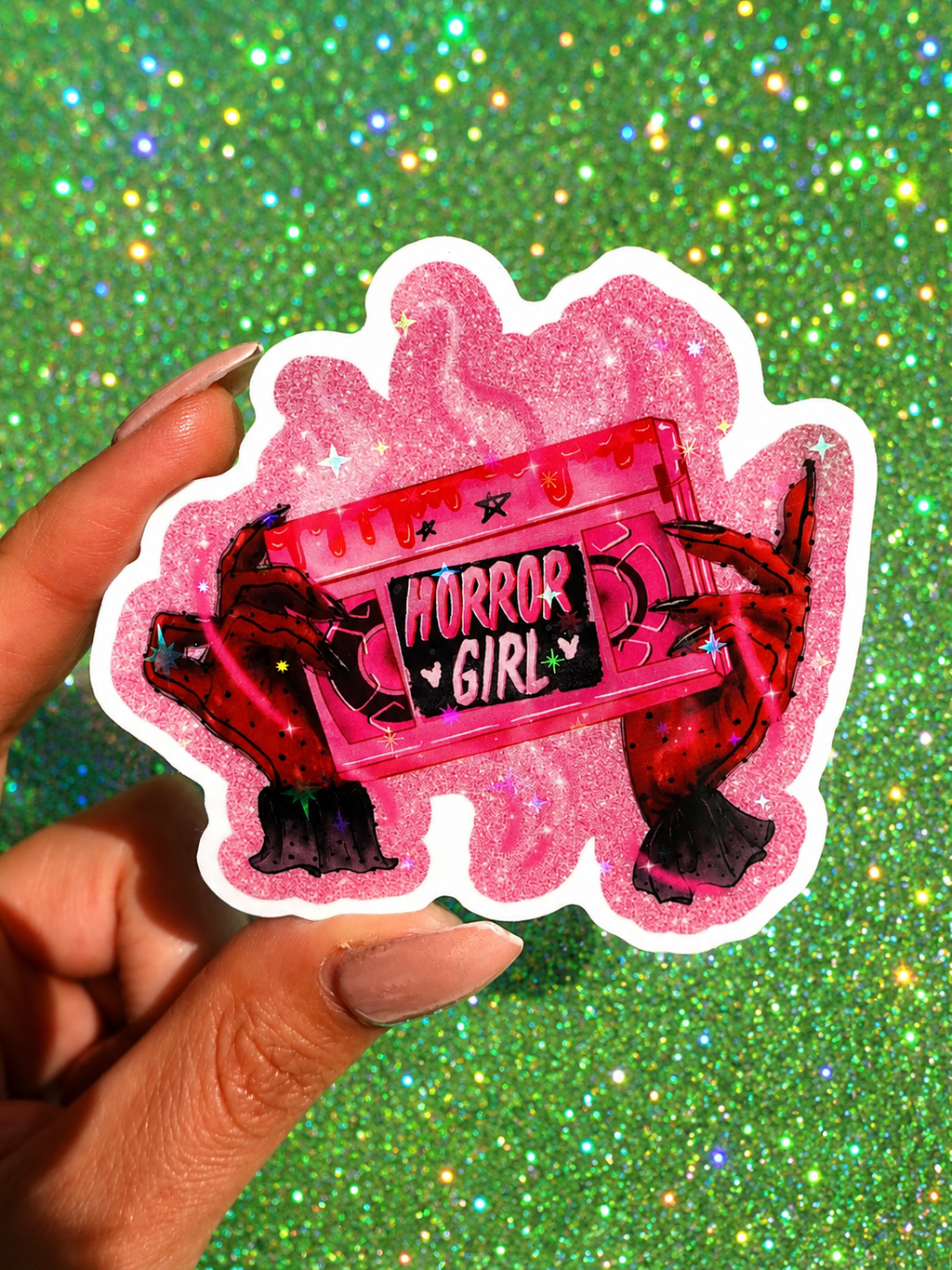 Horror Girl Sticker