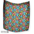 100% Silk Wild Rag Boho Native Tribal Quilt style by Double B Wild Rags