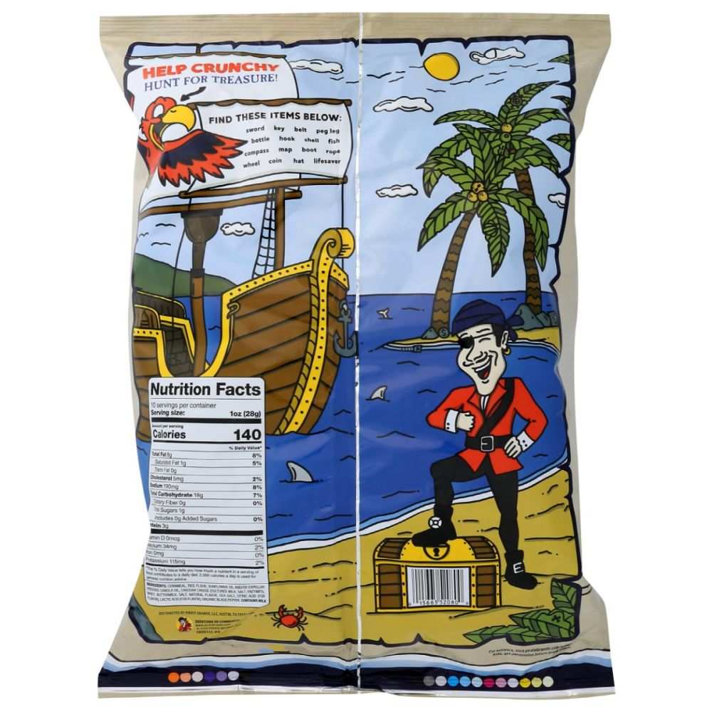 PIRATE BRANDS: Puffs Pirate Booty Cheddar White, 10 oz