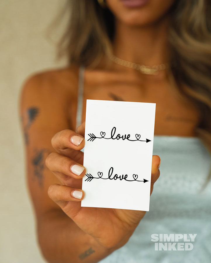Love Arrow Tattoo