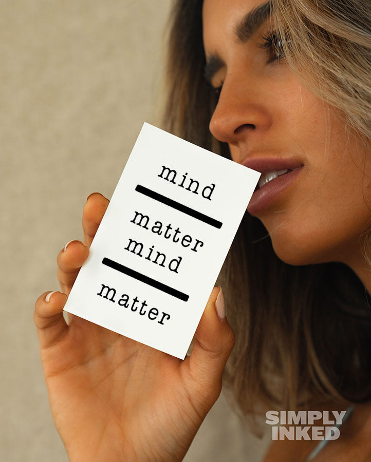 Mind over Matter Tattoo