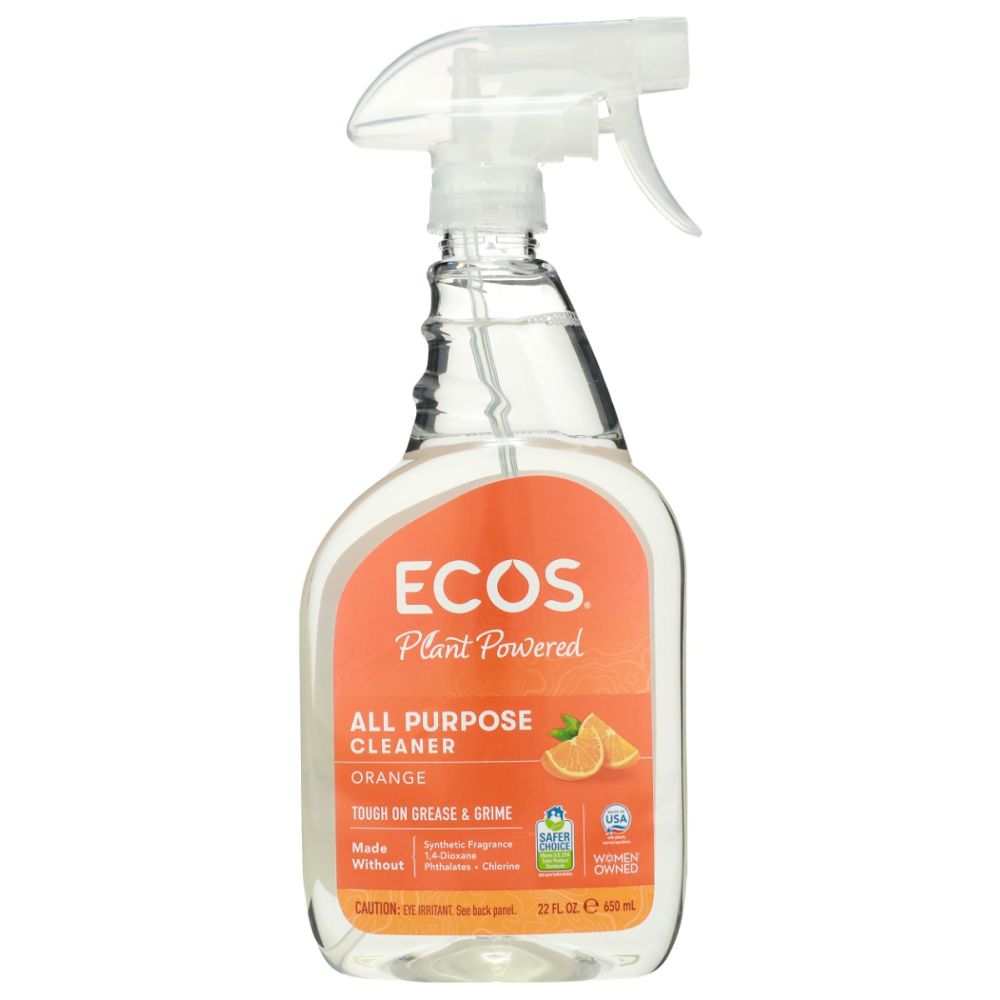 ECOS All Purpose Cleaner Orange - Eco-Friendly 22oz for Tough Residue
