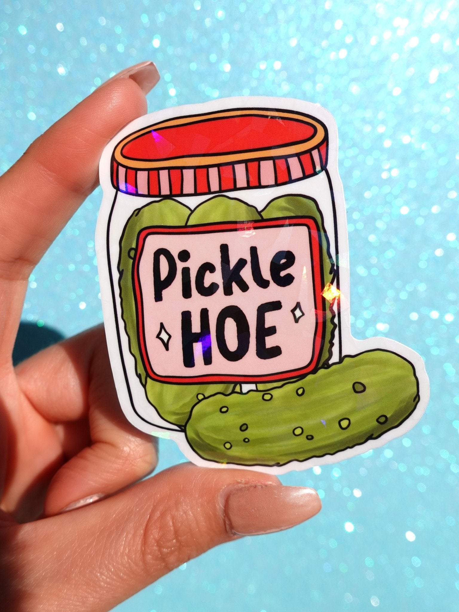 Pickle Hoe Sticker