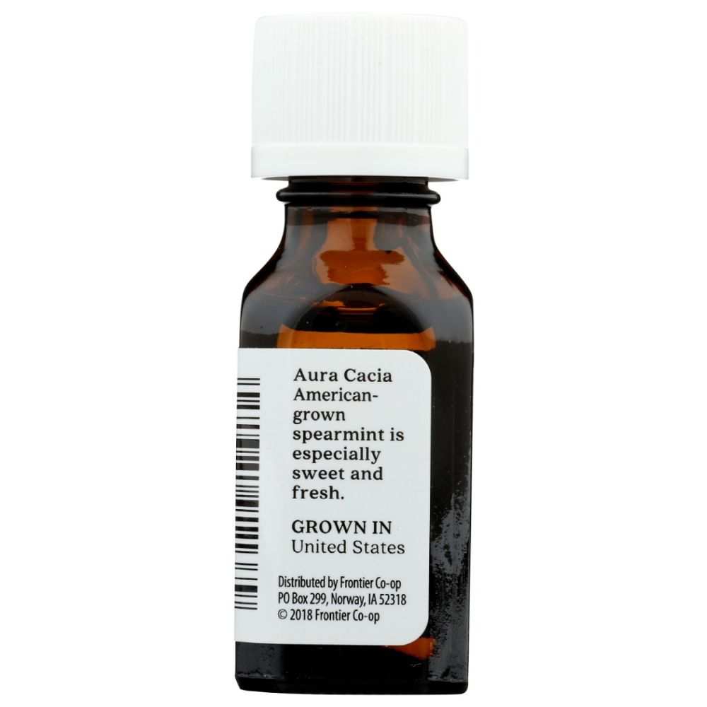 AURA CACIA: Spearmint Essential Oil, 0.5 oz