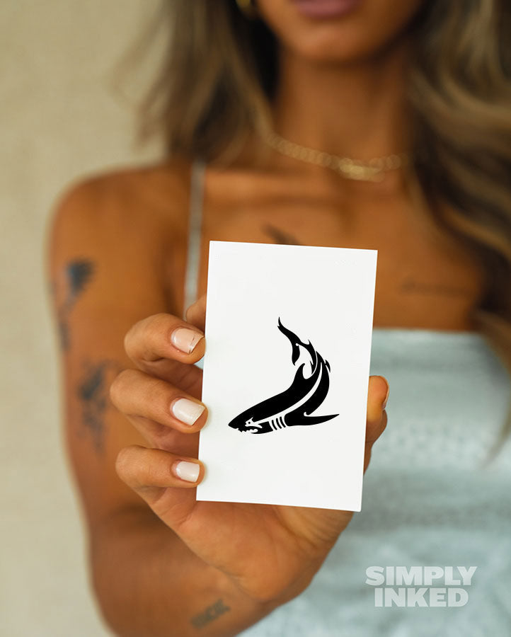 Tribal Shark Tattoo