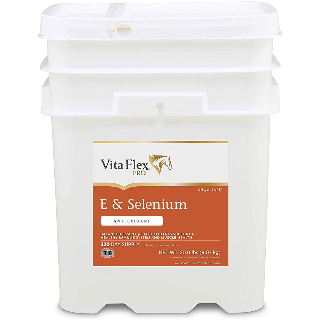 Vita Flex E and Selenium Supplement for Horses 20lbs. 320 Day Supply