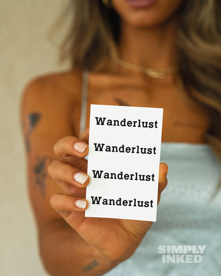 "Wanderlust" Tattoo